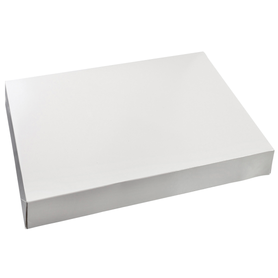 Boîte carton verni pour plateau traiteur 435x295x60 mm