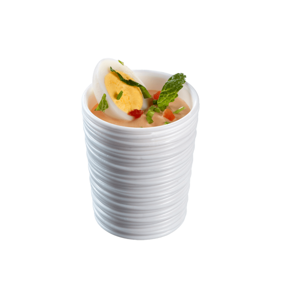 Verrine Pasta Spaghetti PP blanc 63 ml