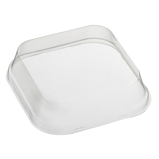 Couvercle RPET pour assiette Natura 135x135 mm