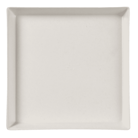 Assiette Quartz pulpe de canne 160x160 mm