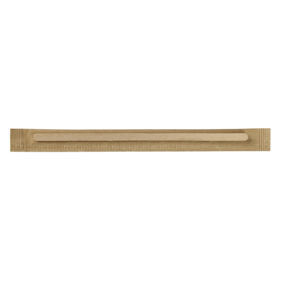 Agitateur bois emballé en boîte distributrice 140 mm