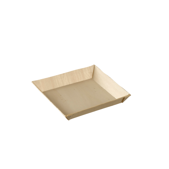 Assiette Quartz bois avec lamination 90x90 mm