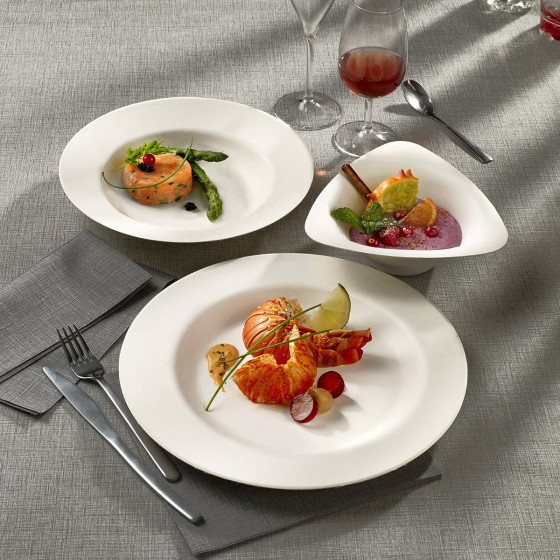 Assiette creuse pulpe de canne premium Ø230 mm