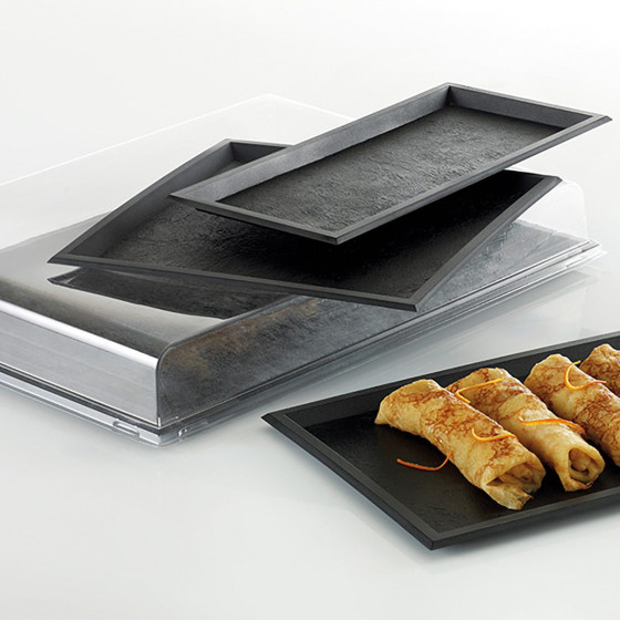 Plateau texture Ardoise 395x295 mm