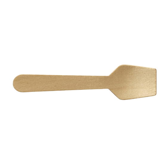Cucchiaino in legno per gelato da 95 mm