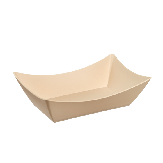 Vaschetta Snacking LOOP in PP beige chiaro 700 ml