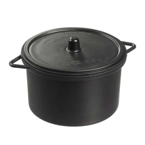 Pentola LOOP con coperchio PP nero 650 ml