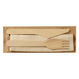 Kit di posate 3/1 in legno