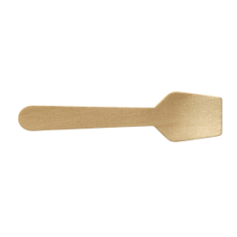 Cucchiaino in legno per gelato da 95 mm