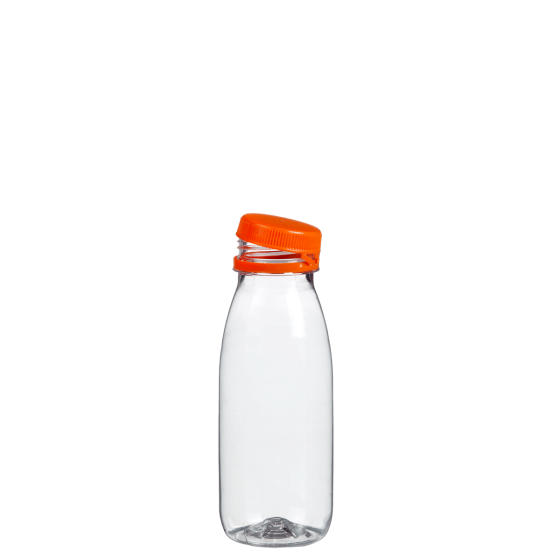 Bottiglia di plastica con tappo da 250 ml