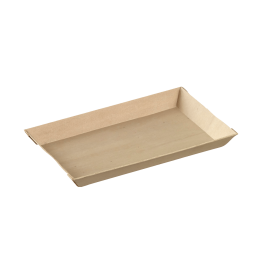 Piatto Quartz in legno laminato da 160 x 100 mm