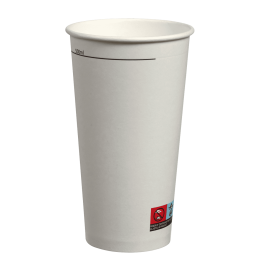 Gobelet carton blanc 580 ml gradué 500 ml