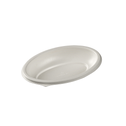 Assiette Galaxie ovale 131x86x22 blanche