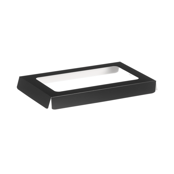 Couvercle noir avec fenêtre pour plateau Fenix Atlas 1/3