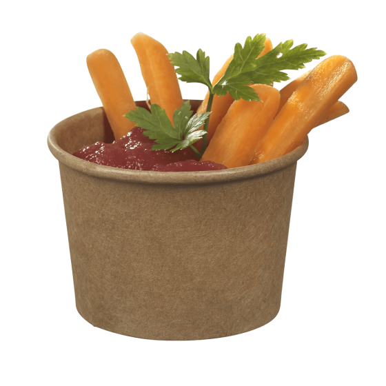Pot à sauce carton avec lamination 60 ml