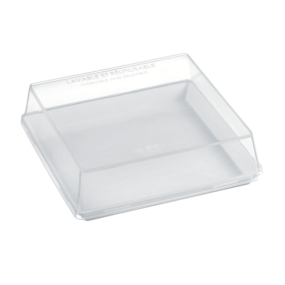 Couvercle PP pour assiette Quartz PP 160x160 mm