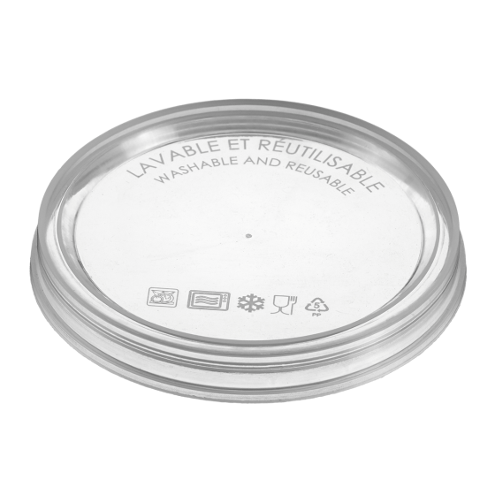 Coperchio in PP per vasetto Bodega in SAN 190 e 235 ml