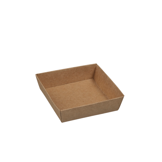 Vaschetta Quartz di cartone laminato da 90 x 90 mm