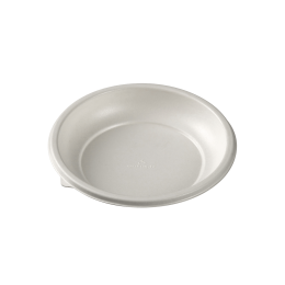 Assiette Galaxie ronde pulpe de canne Ø132 mm