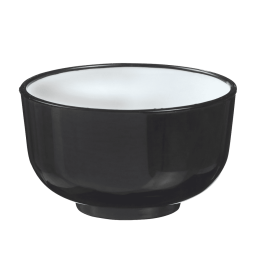 Mini-ciotola Thai bianca e nera da 30 ml