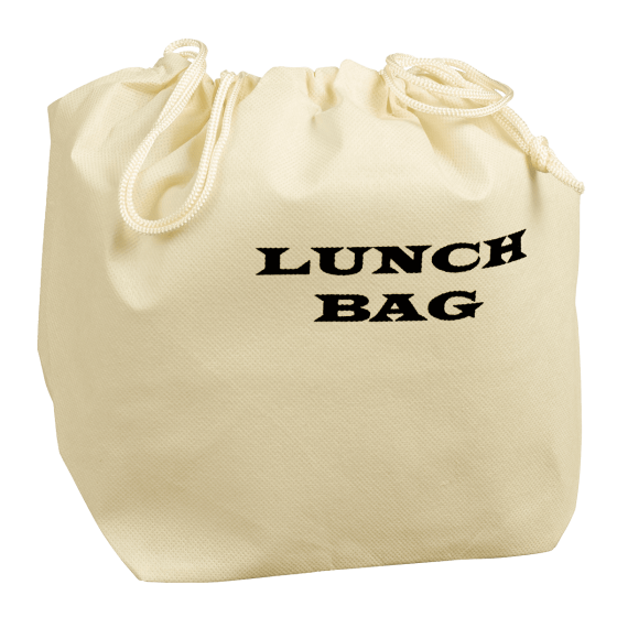 Borsa pranzo in tessuto non tessuto da 370 x 240 mm
