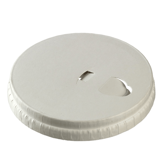 Coperchio in polpa di canna per bicchieri 200 ml Coperchio in polpa di canna per bicchieri 200 ml