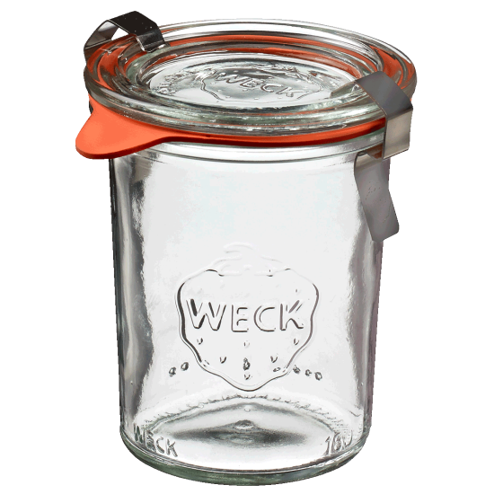 Pot Weck en verre avec couvercle et joint 160 ml Pot Weck en verre avec couvercle et joint 160 ml