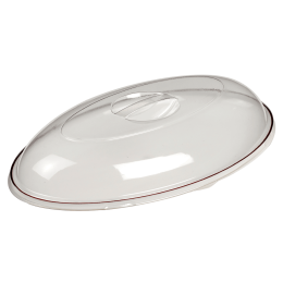 Coperchio per piatto Galaxie ovale iniettato 220x145 mm