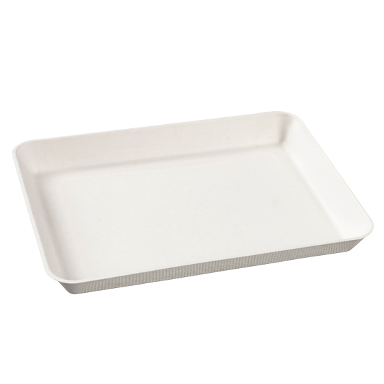 Piatto Kanopée in polpa di canna da 200x150 mm Piatto Kanopée in polpa di canna da 200x150 mm