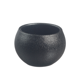 Verrine Sph'air Sandy céramique noire 64 ml