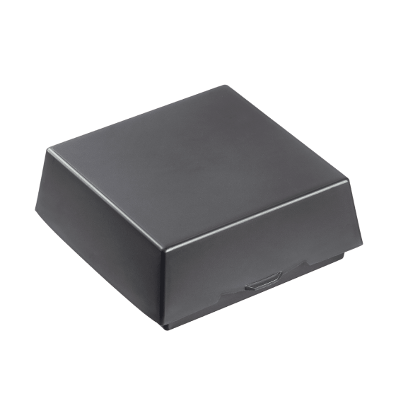 Scatola per hamburger LOOP con coperchio in PP 169x171 mm Scatola per hamburger LOOP con coperchio in PP 169x171 mm