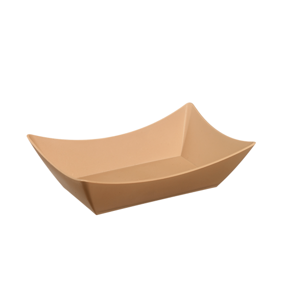 Vaschetta Snacking LOOP in PP beige scuro 500 ml Vaschetta Snacking LOOP in PP beige scuro 500 ml