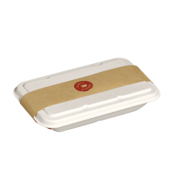 Bandeau papier kraft ajustable pour barquettes