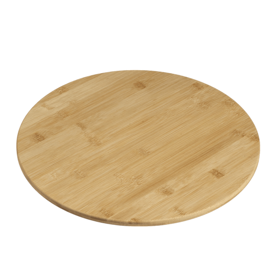 Planche ronde de présentation en bambou Ø340 mm