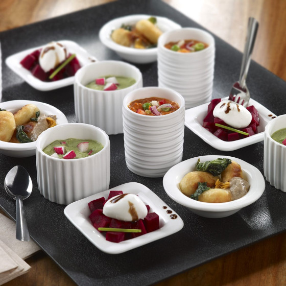 Verrine Pasta Raviola ronde céramique 30 ml Verrine Pasta Raviola ronde céramique 30 ml