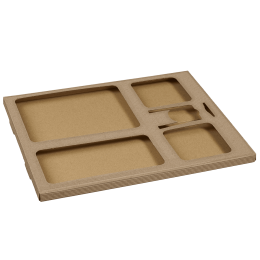 Calage Polaris 4 compartiments pour vaisselle Kanopée