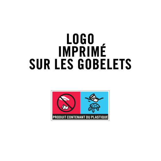 Gobelet pulpe de canne décor aztèque 235 ml Gobelet pulpe de canne décor aztèque 235 ml