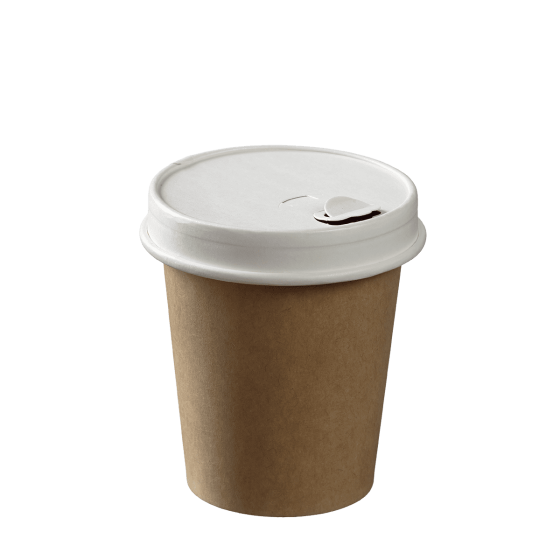 Coperchio di carta con apertura per bere per bicchiere 280ml Coperchio di carta con apertura per bere per bicchiere 280ml