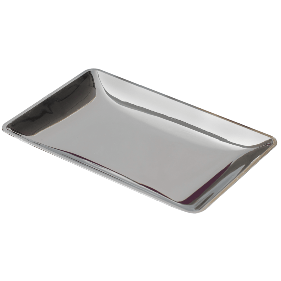 Vassoio Fluid' argentato PS - 24 pacchi da 1