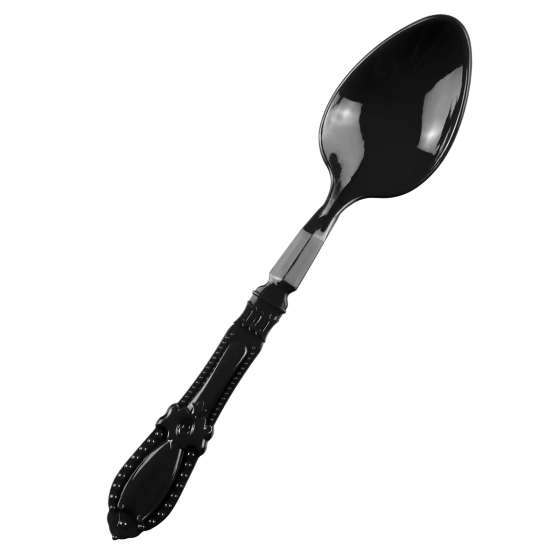 Mini cucchiaio Baroque nero PS - 20 pacchi da 50 Mini cucchiaio Baroque nero PS - 20 pacchi da 50