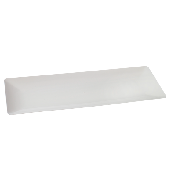 Plateau Fluid' blanc 400x150 mm Plateau Fluid' blanc 400x150 mm
