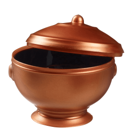 Zuppiera Eskoffié rame/nero da 60 ml