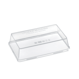 Couvercle PP pour assiette Quartz PP 160x100 mm