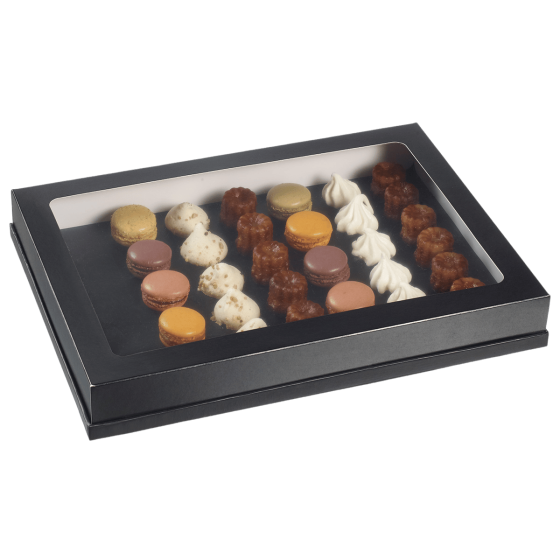 Coperchio nero con finestra per vassoio Fenix Atlas 1/1 Coperchio nero con finestra per vassoio Fenix Atlas 1/1