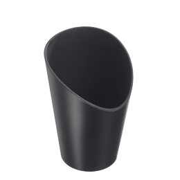 Vaschetta per patatine fritte LOOP in PP nero H120 Ø82mm