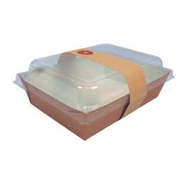 Vaschetta con coperchio e fascetta di chiusura 1000ml