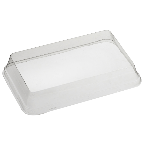 Couvercle RPET pour assiette Natura 200x125 mm