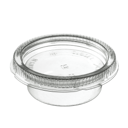 Pot à sauce RPET avec couvercle vissé 30 ml