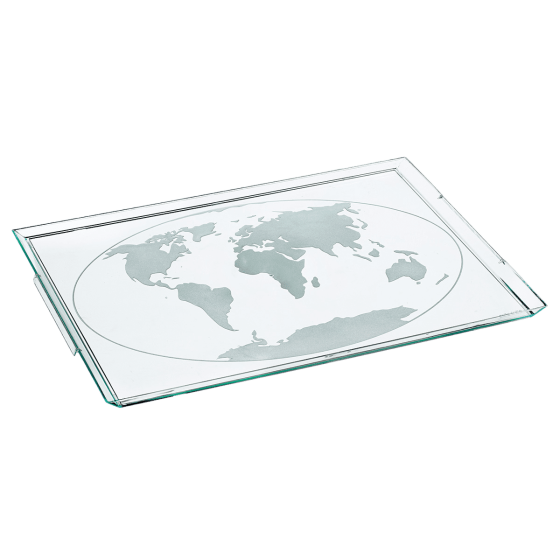 Vassoio Mappamondo (Atlas 1/1) da 380 x 275 x 10 mm