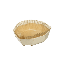 Barquette ronde + papier cuisson Ø110 H35 mm